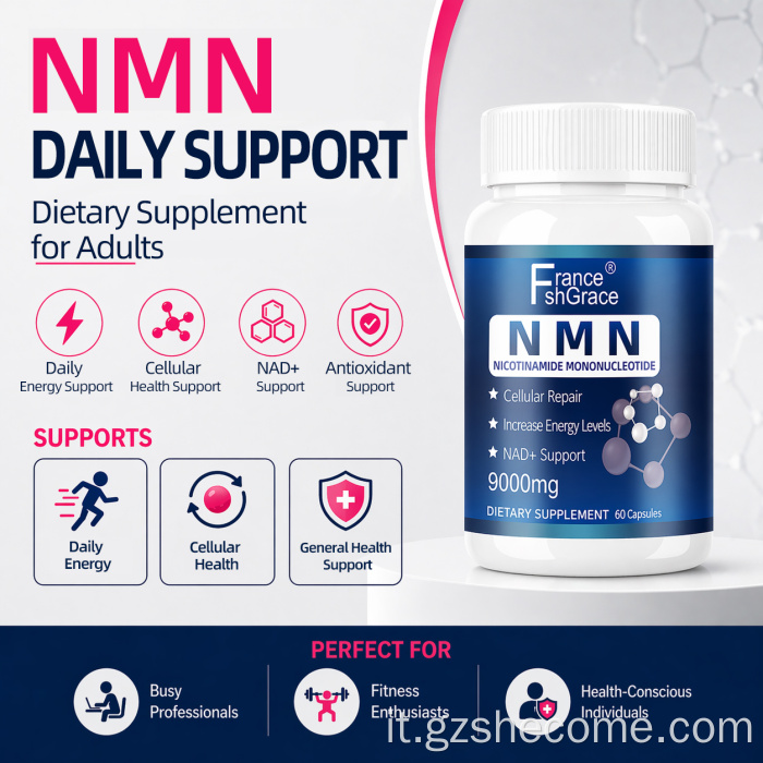 Shecome nmn supplemento Cellular Repair capsule di resveratrolo